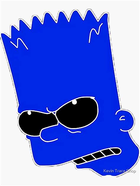 Angry Bart Sticker By Phinn69 Redbubble