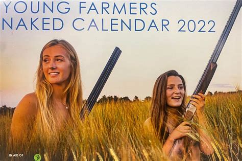 Farmers Go Naked For Calendar From Feeding Cows Topless To Straddling