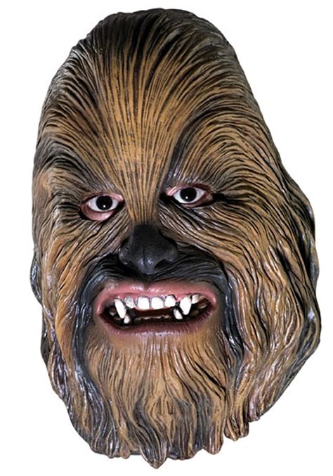 Vinyl Chewbacca Mask Deluxe Costume Star Wars Masks