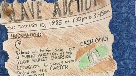 School Apologizes For Slave Auction Posters Cnn