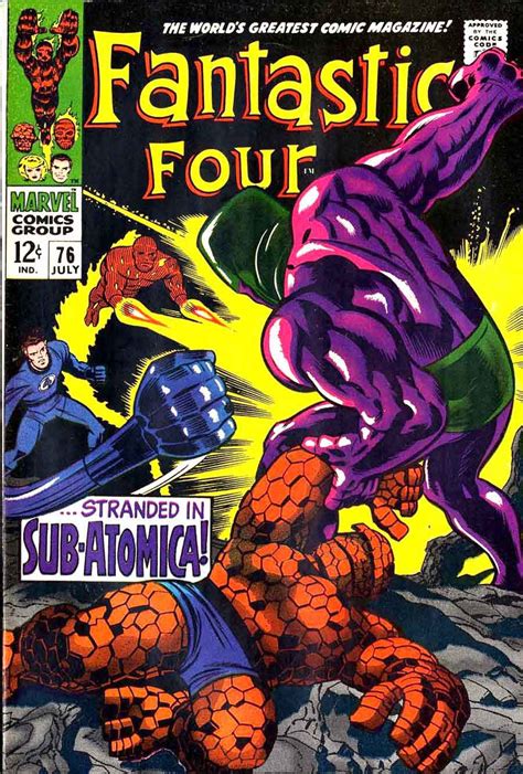 Ultimate fantastic four absolutely did put a modern spin on the team. Fantastic Four #76 - Jack Kirby art & cover - Pencil Ink