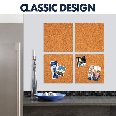 Write on white melamine boards with dry erase markers, which wipe off with a dry eraser. Quartet Cork Tiles Cork Board 12"x12" Corkboard Wall ...