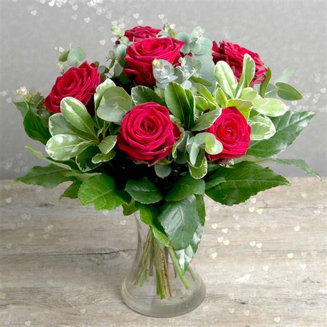 Love Kiss Tell Red Roses Next Day Flower Delivery Uk
