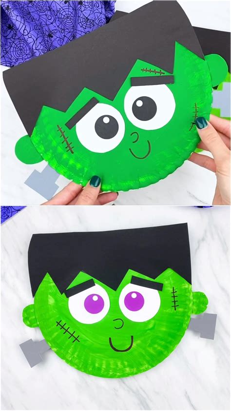 Create labels with your child for different objects in your house, like books, toy bins, foods review reading and writing curricula for kindergarten, learn what to expect, and discover the books and activities you can use to support learning. Frankenstein Craft For Kids in 2021 | Halloween crafts ...