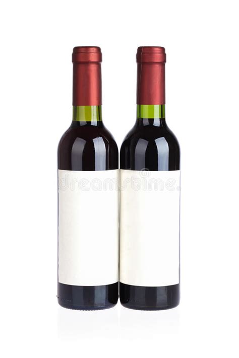 Red Wine Blank Bottles Stock Photo Image Of Full Standing 10671990