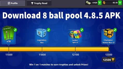 Don't miss out on the latest news we've made some tweaks and improvements, such as new pool balls visuals and solved some pesky bugs, making 8 ball pool even smoother for. Download 8 ball pool 4.8.5 apk New version