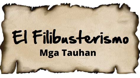 Mga Tauhan Ng El Filibusterismo
