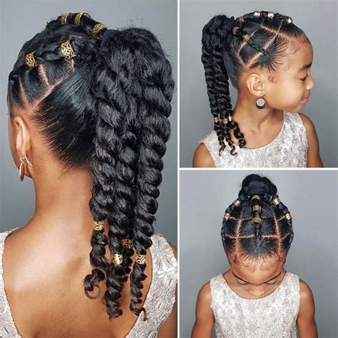 Black Hairstyles For Kids With Natural Hair Adorable Styled By