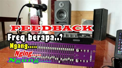 Belajar cepat Freq Suara, Feedback dan Cara Antisipasinya