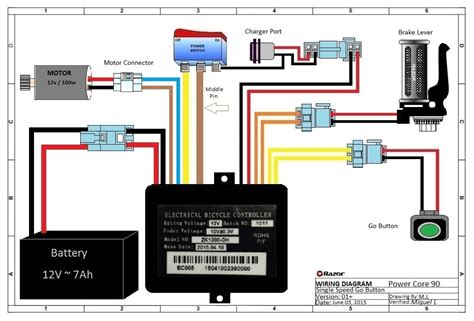 24 Volt Electric Scooter Wiring Diagram Schematic Pride Mobility