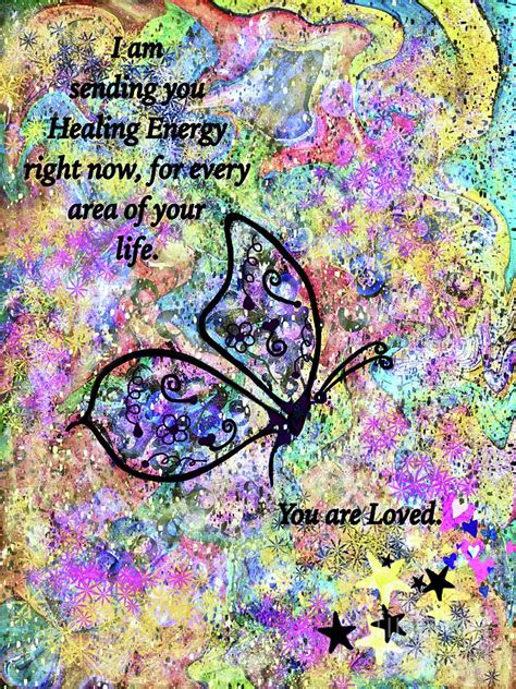Healing Energy You Are Loved Greeting Digital Art By Lauries Intuitive