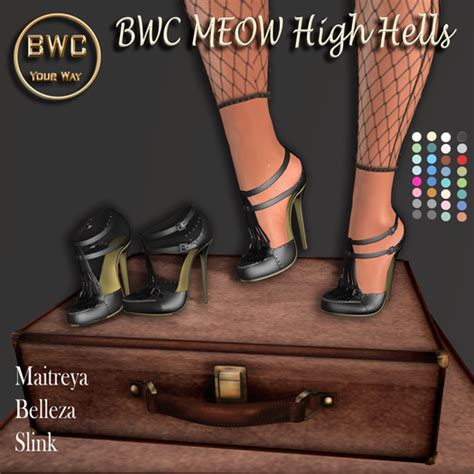 second life marketplace bwc meow high heels