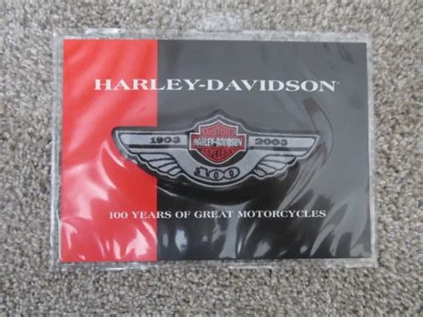 Vintage Harley Davidson 100th Anniversary Wing Patch 3500 Picclick