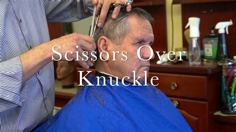 Mens Scissor Haircut Tutorial Youtube