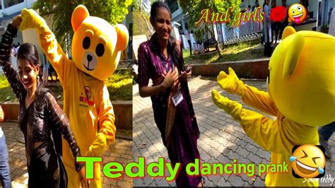 😲🤪 Teddy Dancing Prank And Girls💃🤪propose😍 Teddy Funny Kissing Prank