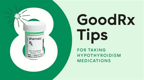 how to take levothyroxine and other hypothyroidism medications goodrx