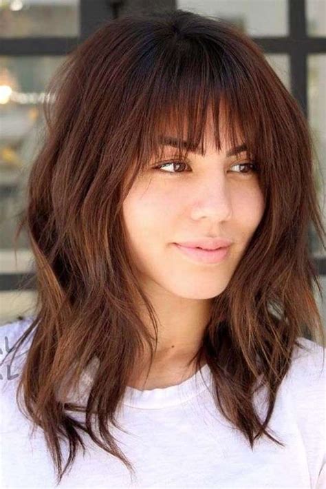 .with bangs hair 2020 for long, medium and short hair provide you with a good array of styling options, especially if you choose elongated bangs. 77 Fabulous Hairstyles with Bangs for 2020 - Style Easily