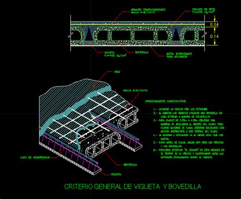 Vigueta Y Bovedilla Autocad