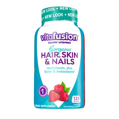 Vitafusion Gorgeous Hair Skin And Nails Multivitamin Gummy Vitamins