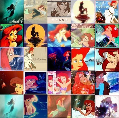 Ariel Collage Disney Princess Photo 15223275 Fanpop