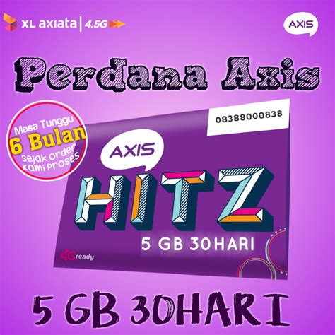 Jual Perdana Axis Paket Data Gb D Axis Gb Hari Perdana Axis