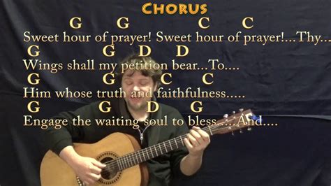 Sweet Hour Of Prayer Hymn Fingerstyle Guitar Cover Lesson In G With
