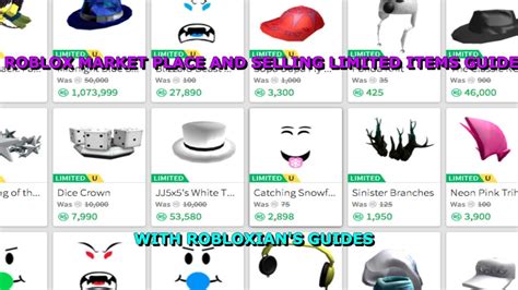 Selling Roblox Limiteds