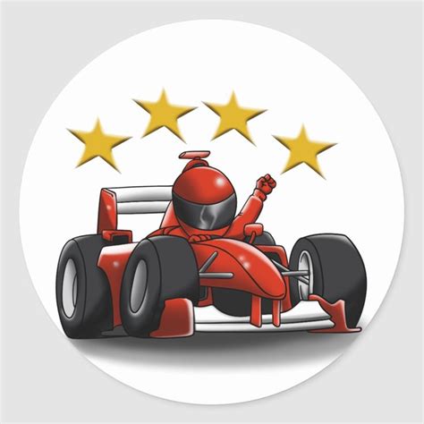 Formula 1 Winner Classic Round Sticker In 2021 Cars