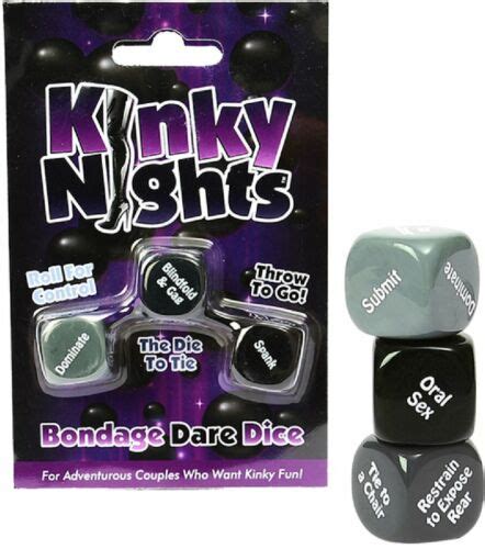 Kinky Nights Bondage Dare Dice Game Couple Fantasy Naughty Bedroom Adult Fun  847878001179 Ebay