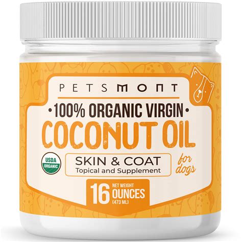 Buy Petsmont Coconut Oil For Dogs 16 Fl Oz Skin And Coat Virgin