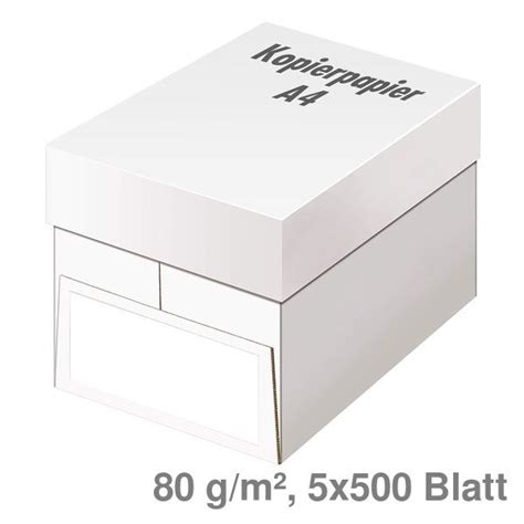 Kopierpapier A4 Weiß Cie 146 80gm² 5x500bl