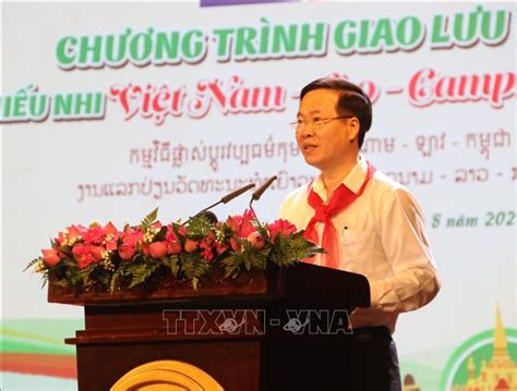 Cultural Exchange Programme Held For Children From Vietnam Laos And
