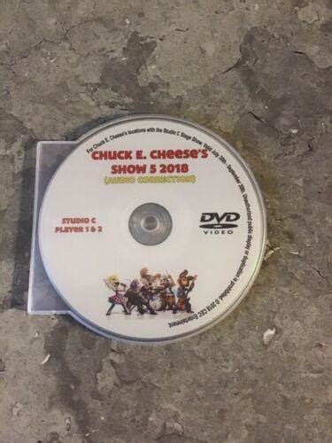 Chuck E Cheese Show 5 2018 Dvd Showtape Rare Studio C Vintage