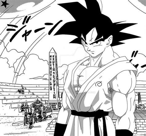 Dbs Goku Manga Style By Anorkius Thenerx On Deviantart