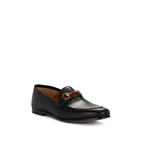 Gucci Brixton Leather Loafers In Black For Men Lyst
