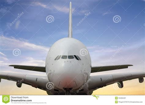 Passenger Aircraft Stock Image Image 34456491