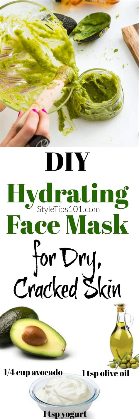 Diy Hydrating Face Mask With Avocado And Yogurt