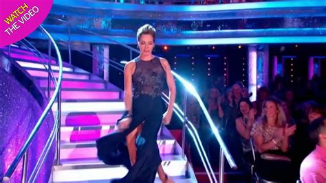 strictly judge darcey bussell shocks viewers as she flashes her knickers in split dress mirror
