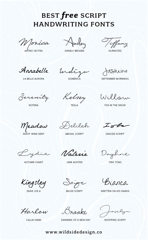 Fonts play a big role in creating classroom worksheets, activities and many teachers love making their own! Best Free Script Handwriting Fonts | Wild Side Design Co.