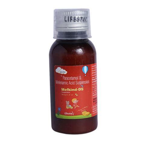 Mefkind-Ds Suspension 60ml Price, Uses, Side Effects, Composition