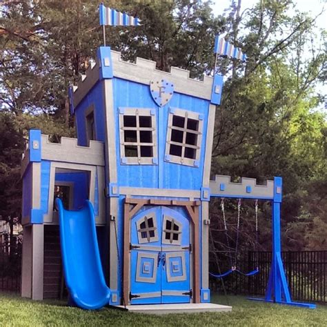 Not only will they have a blast with the. Castle Playhouse Wooden - WoodWorking Projects & Plans