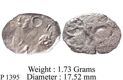 Punch Marked Coin Kosala Janapada 5th Century Bc Silver Karshapana Jais