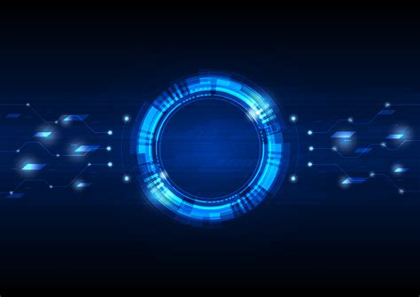 Digital Circle Technology Background Download Free Vectors Clipart