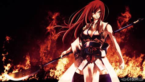 Erza Scarlet By Cyberhunter3 On Deviantart