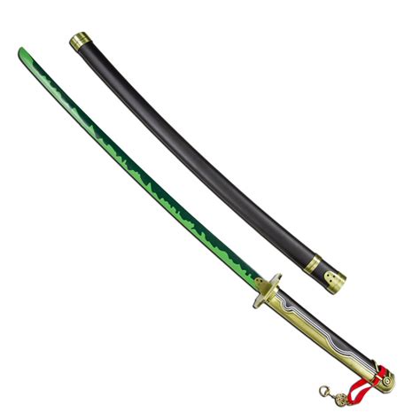 Viridian Edge Samurai Sword Green And Black Katana Fantasy Weapons