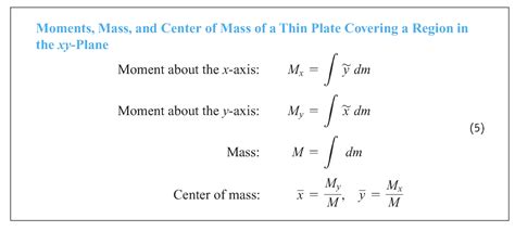 Calculus Which Formula Should I Use For Finding The Center Of Mass Of