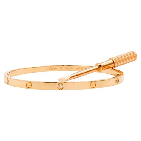 Cartier Rose Gold New Style Love Bracelet At 1stdibs Cartier Style