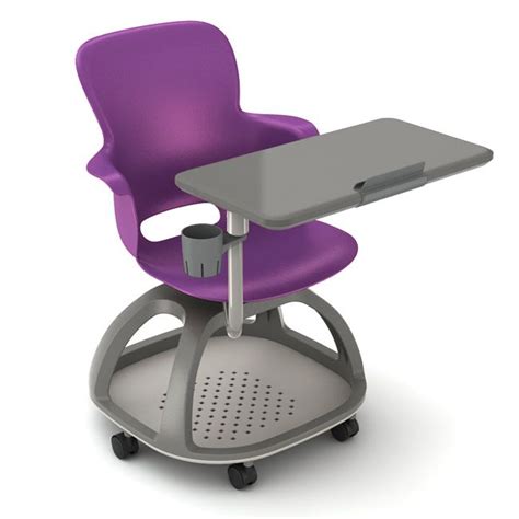 Ethos Mobile Tablet Chair W Cup Holder By Haskell Es1c2 59292 Cup