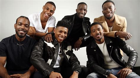 The New Edition Bet Movie Crew Can Really Sing Freestyling On Set Youtube