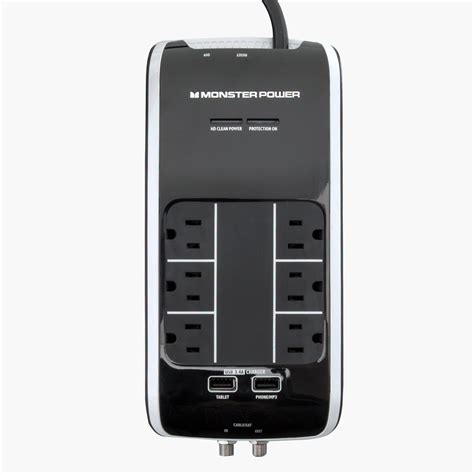 Buy Monster Power Surge Protector 6 Outlet Power Strip Platinum 600 Ht
